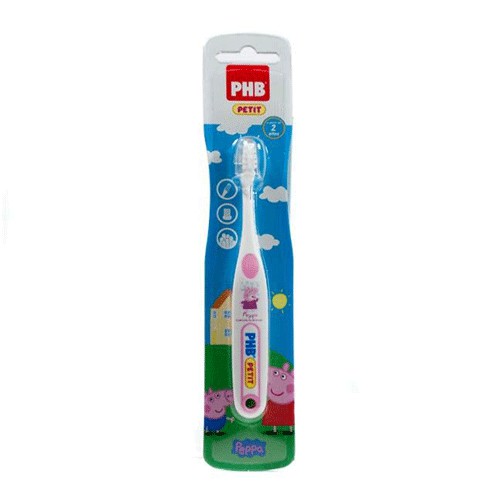 PHB Cepillo Dental Infatil Plus Petit Peppa Pig + 2 años, distintos colores