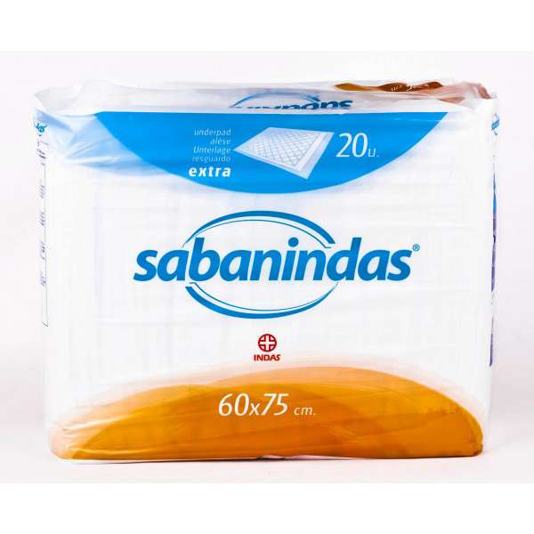 Sabanindas Proteccion Absoluta Ajustable Grande 60 x 75 cm 20 unidades