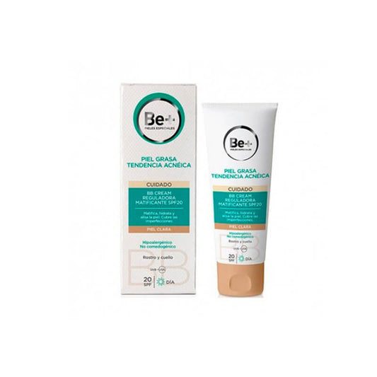 BE+ BB Cream reguladora matificante spf 20 piel grasa tono claro 40 ml