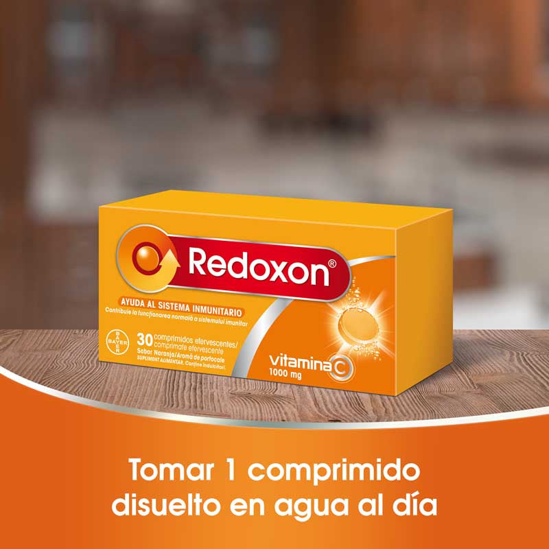 Redoxon Vitamina C Sabor Naranja 30 comprimidos Efervescente