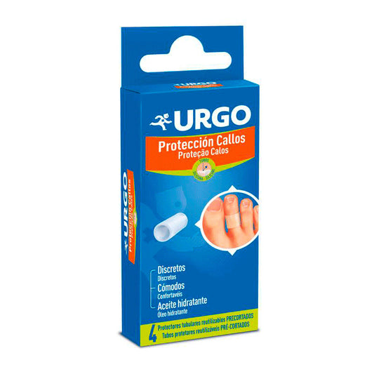 URGO Callos Protectores Tubulares Precortado, 4 unidades
