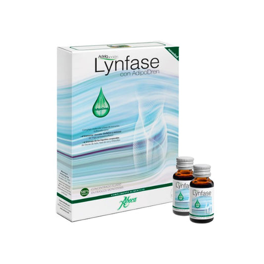Aboca Lynfase Fluido Drenaje De Líquidos Corporales Y Bienestar Vascular, 12 frasco