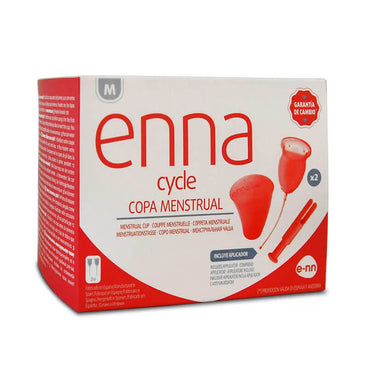 Enna Cycle Copa Menstrual con Aplicador Talla M