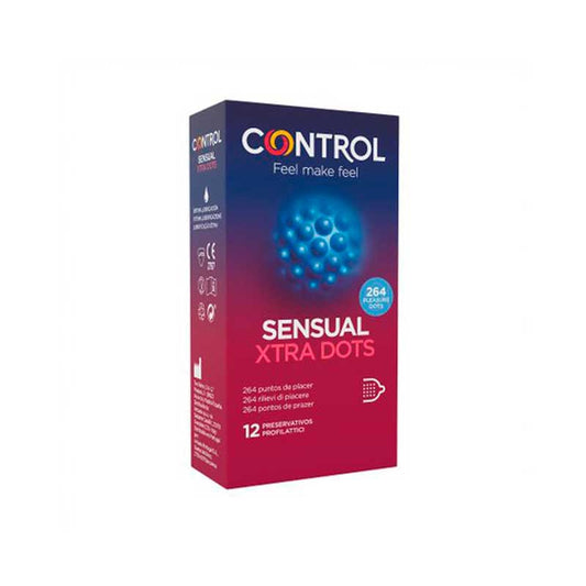 Control Sensual Xtra Dots 12 unidades