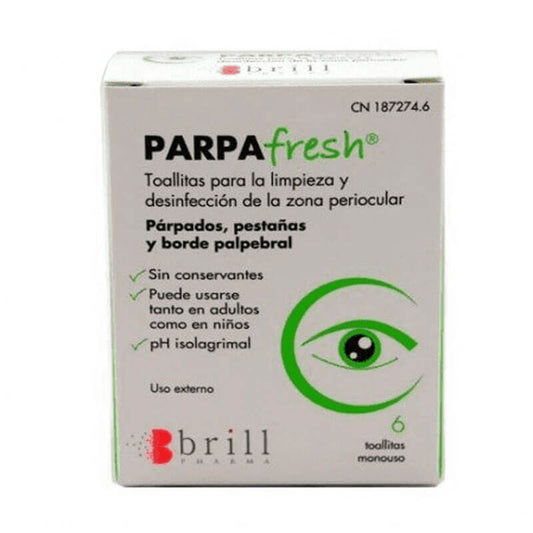 Parpafresh 6 Toallitas Oculares