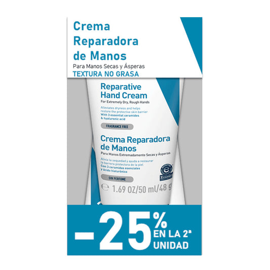 CeraVe Duplo Crema de Manos, 2X50 ml