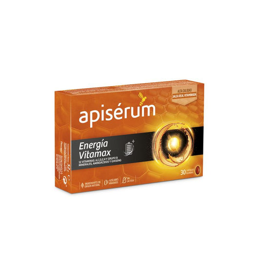 Apiserum Energia Vitamax 30 cápsulas Blandas