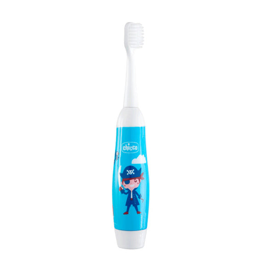 Chicco - Cepillo Dental Eléctrico Azul + 3 Años, con Pilas