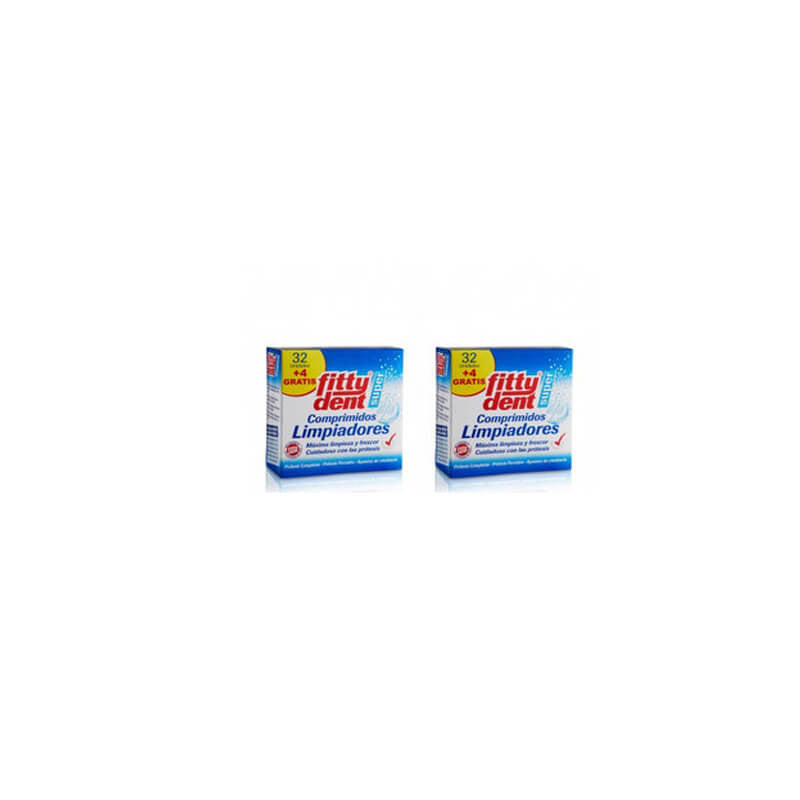 Fittydent Duplo comprimidos Limpiadores 2 x 36 comprimidos