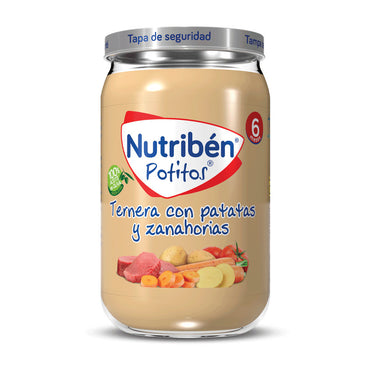 Nutriben Potito Ternera Patatas y Zanahoria 235 gr