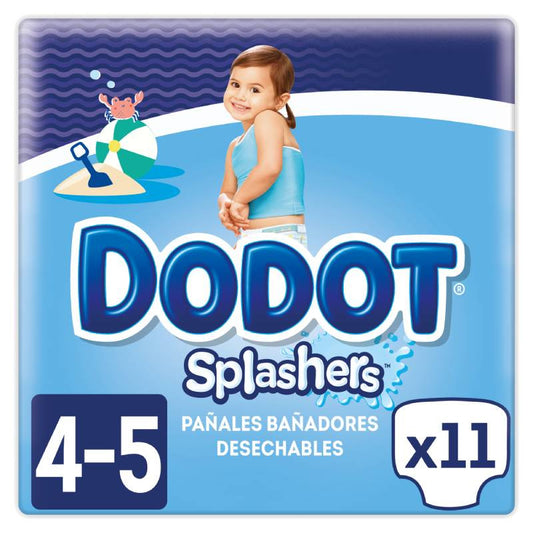 Dodot Splashers Talla 4, 11 Pañales-Bañadores Desechables