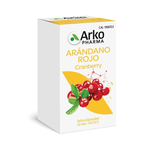 Arkocápsulas Arándano Rojo (Cranberry) 45 Cápsulas Arkopharma