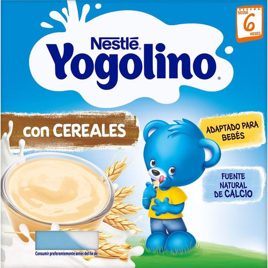 Nestlé Yogolino Postres Cereales, 4X100 gr