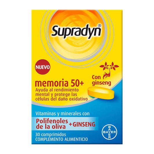 Supradyn Memoria 50+ Años 30 comprimidos