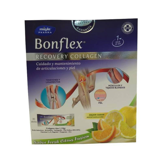 Máyla Pharma Bonflex Recovery Collagen Citrus 30 sticks