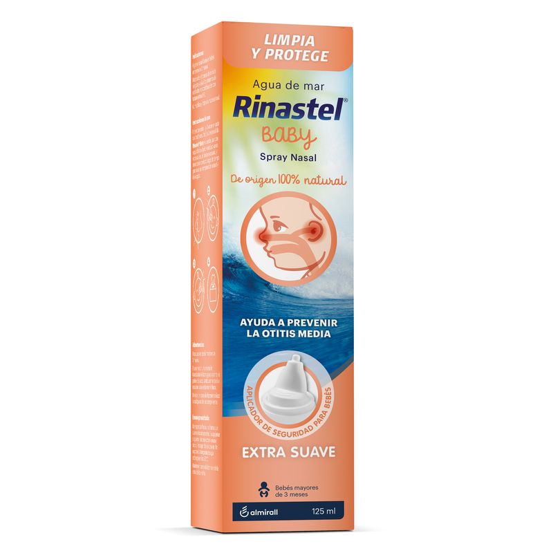 Rinastel Spray Nasal para Bebés, 125 ml