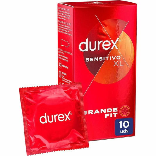Durex Preservativos Sensitivo Suave Para Mayor Sensibilidad Talla Xl 10 unidades