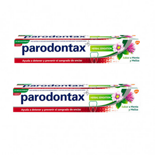Embalagem Pasta de dentes Parodontax Herbal Sensation 2 x 75 ml