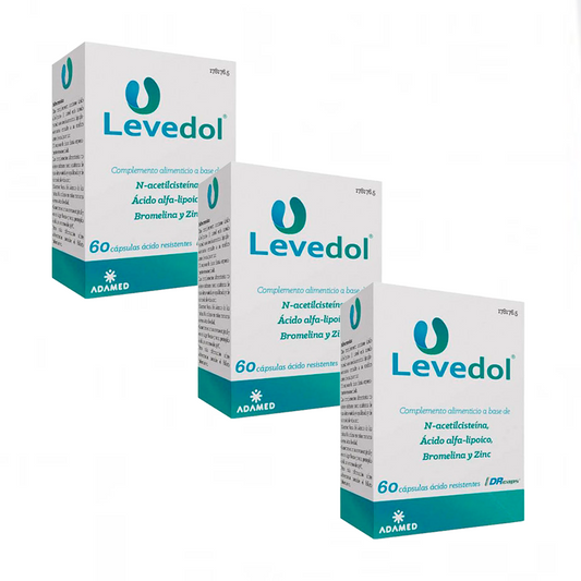Levedol Pack, 3x60 cápsulas