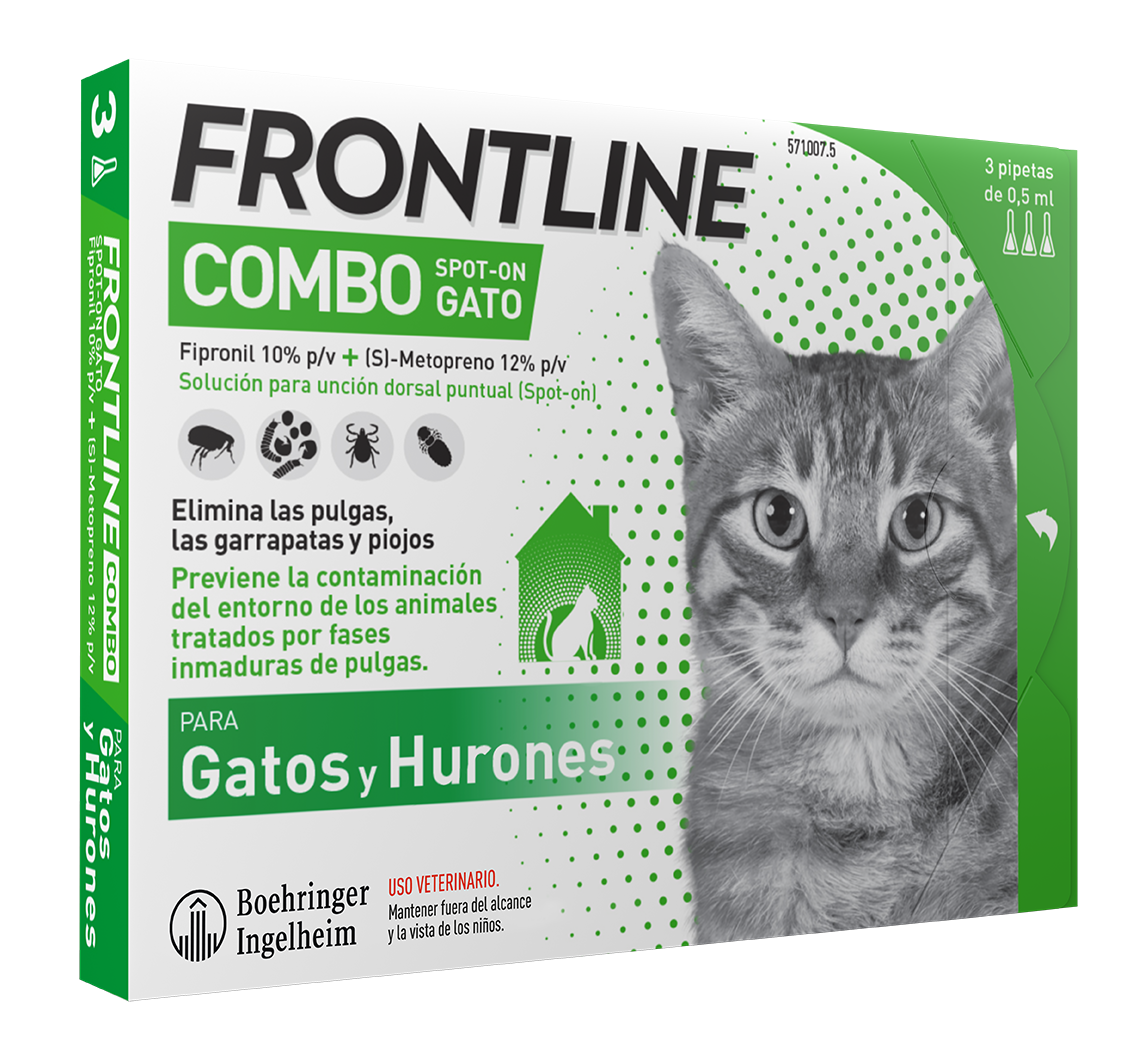 Frontline Combo Gatos e Furões 6 Pipetas x 0,5 ml
