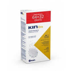 KIN Oro Tabletas Limpiadoras 64+32