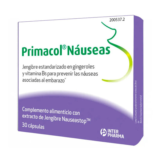 Interpharma Primacol Nauseas 30 cápsulas