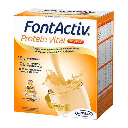 FontActiv Protein Vital Vainilla, 14X30 gr