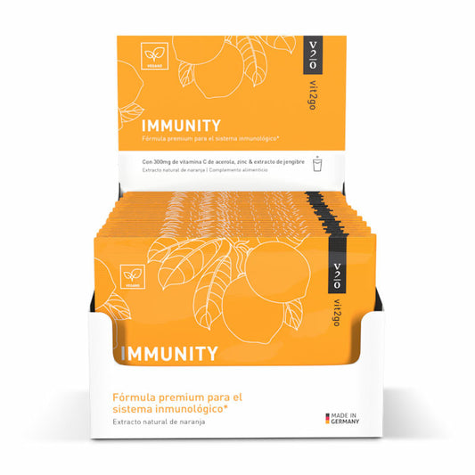 Vit2Go Immunity Complemento Natural Para el Refuerzo Del Sistema Inmunológico, 30 sobres