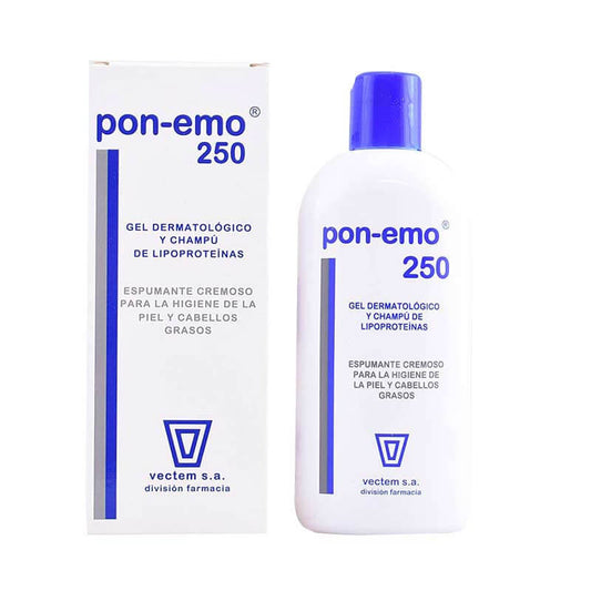 Pon-Emo Gel Dermatológico y Champú de Lipoproteínas 250 ml