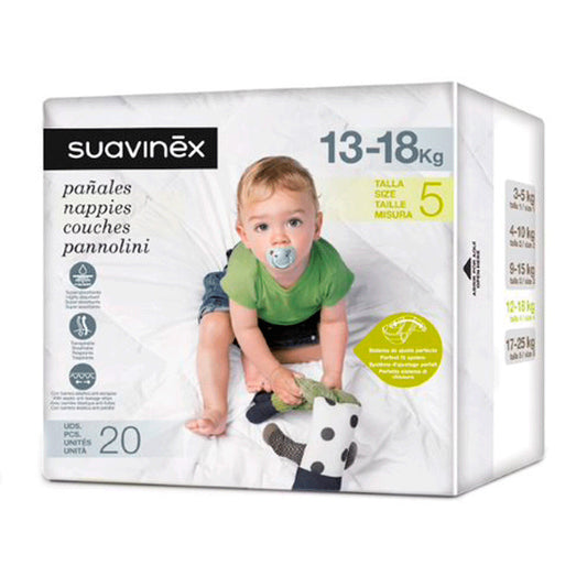 Suavinex Talla Maxi de 13 a 18 Kg, 20 unidades