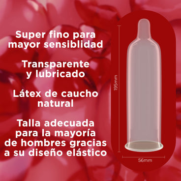 Durex Preservativos Super Finos Contacto Total 6 unidades