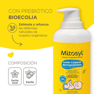 Mitosyl Baby Loção corporal dermo-protetora , 400 ml