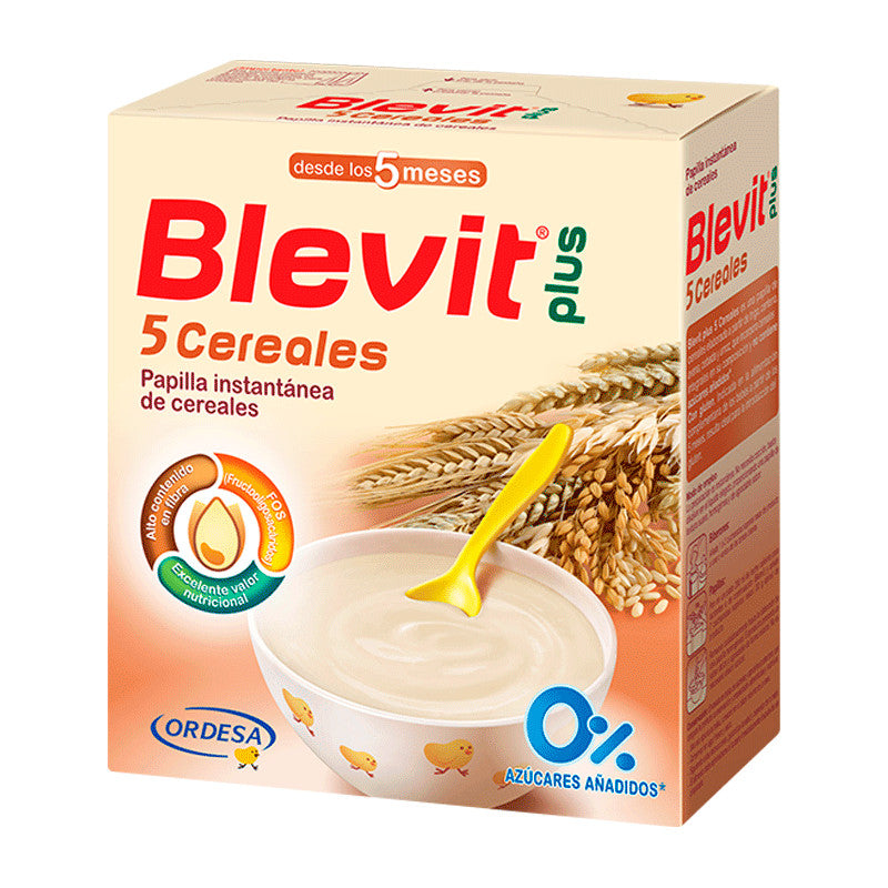 Blevit Plus 5 Cereales, 600 gr