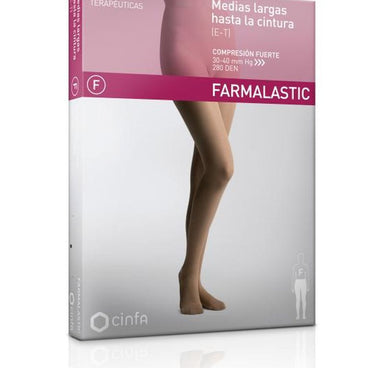 Farmalastic Panty Compresión Normal  Beige, Talla Grande