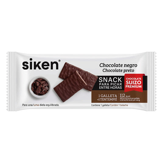 Siken Snack Galleta Chocolate Negro 22 gr