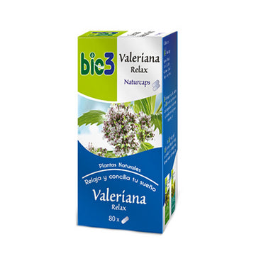 Bie3 Valeriana 500 mg, 80 cápsulas
