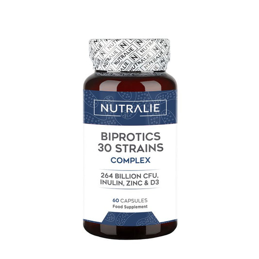 Nutralie Probióticos 30 estirpes 264 mil milhões Ufc Biprotics , 60 cápsulas
