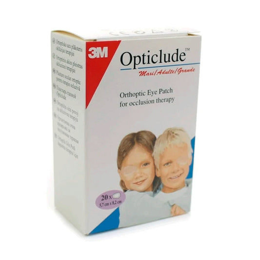 3M Opticlude Parche Oculares Talla Grande 8 x 5.7 cm 20 unidades