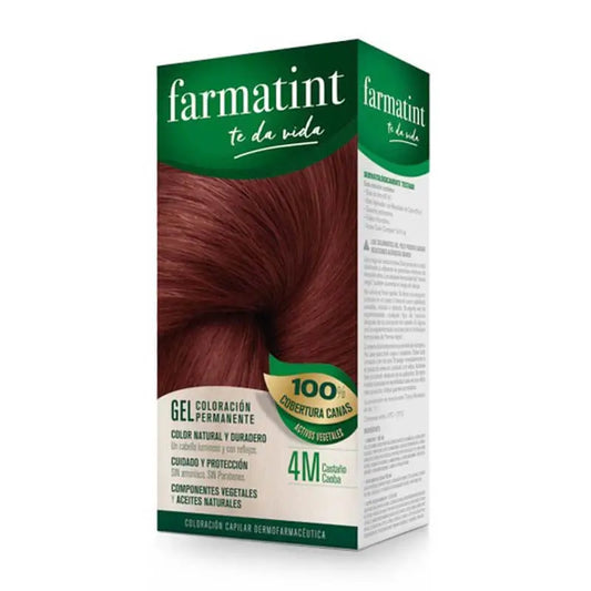 Gel Colorante Permanente Castanho Auburno Farmatint 4M
