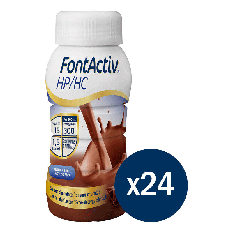 FontActiv Hp/Hc Sabor Chocolate 24 Botellas x 200 ml
