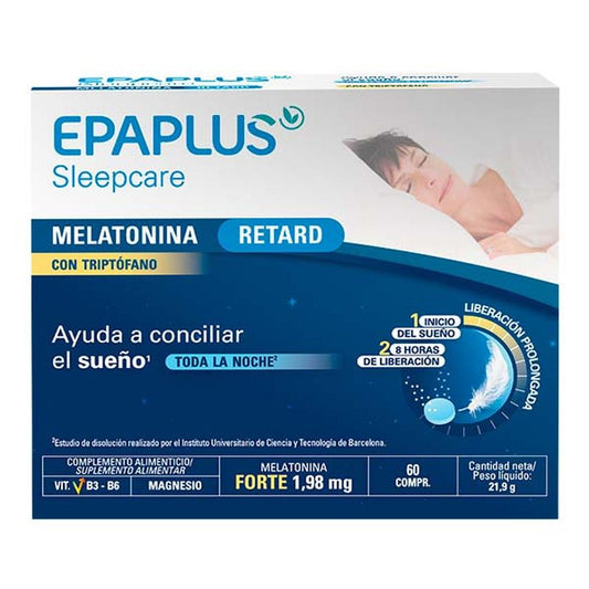 Eplaplus Sleepcare Melatonina Retard com triptofano , 21,9 gramas