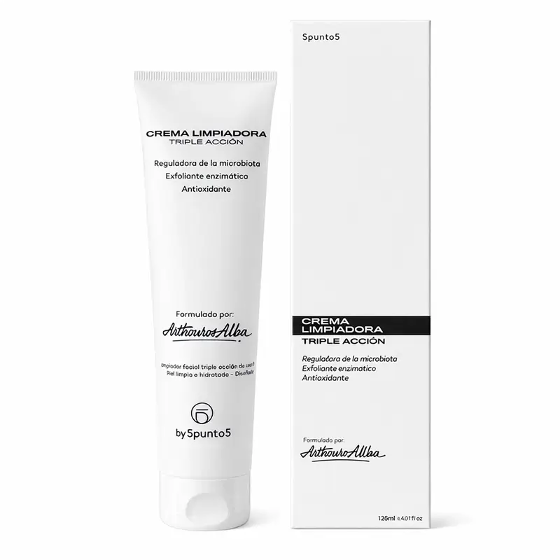 5Punto5 Creme de limpeza de tripla ação , 125 ml