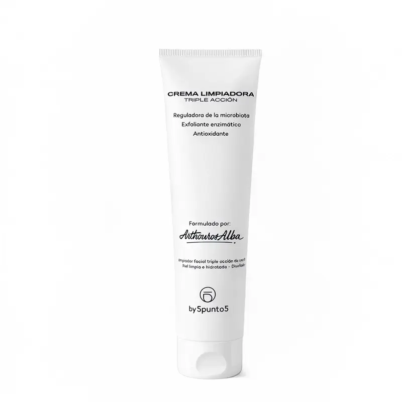 5Punto5 Creme de limpeza de tripla ação , 125 ml