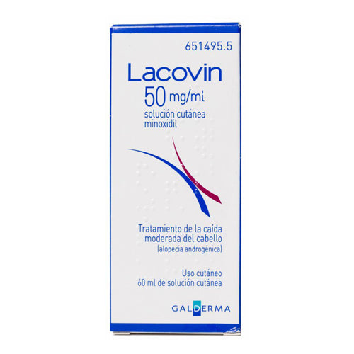 Lacovin 50 mg/ ml Solución Cutánea 60 ml