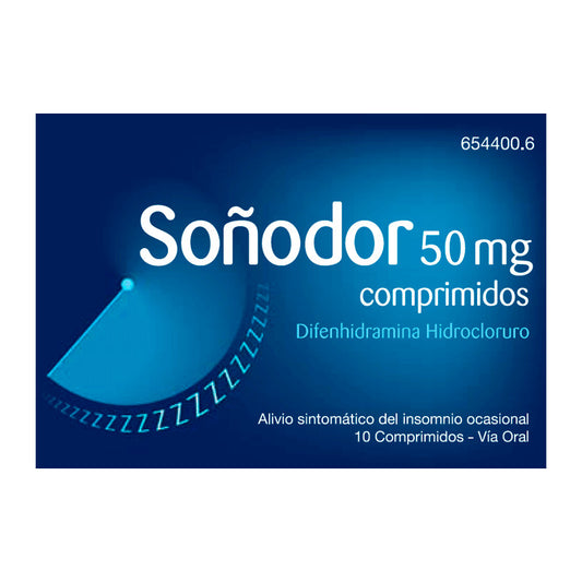 Soñodor 50 mg 10 Comprimidos