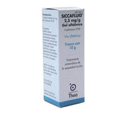 Siccafluid 2,5 mg/g Gel Oftálmico 10 gr