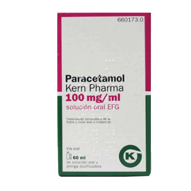 Paracetamol Kern Pharma Efg Solución Oral 60 ml