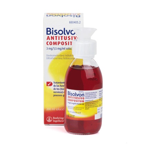 Bisolvon Antitusivo Compositum 3/1,5 mg/ ml Solución Oral 200 ml