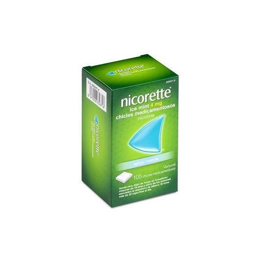Nicorette Ice Mint 4 mg 105 Chicles
