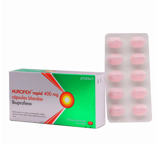 Nurofen Rapid 400 mg, 20 cápsulas Blandas